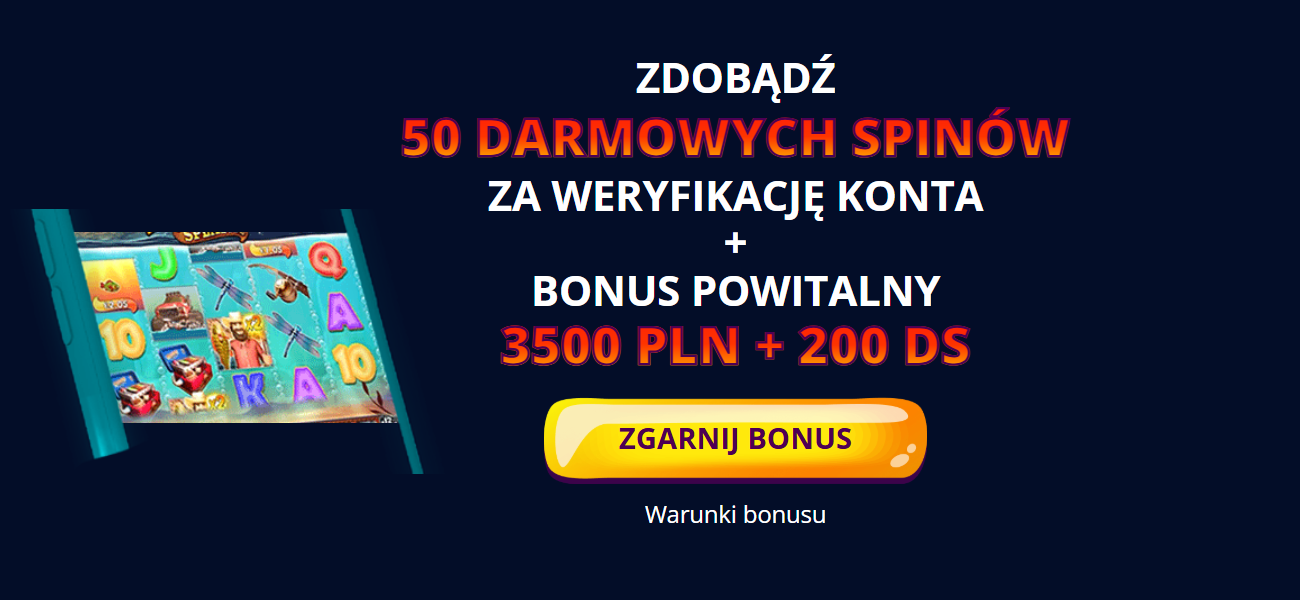 Hit'n'Spin 50 darmowych spinów